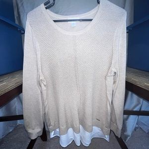 Calvin Klein long sleeve sweater dress shirt